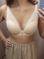 Biustonosz Lemax SECRET Plunge Bralette brzoskwinia