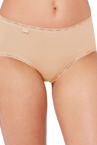 Majtki Sloggi 24/7 Lace Cotton Midi x3 beż