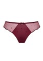 Majtki Samanta Melania C300 stringi bordo w serca