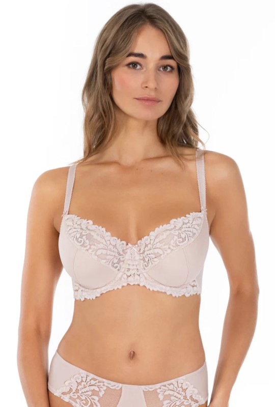 Biustonosz Lauma Lace Love półusztywniany beżowy