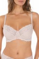 Biustonosz Lauma Lace Love półusztywniany beżowy