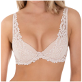 Biustonosz Lauma Lace Love push-up beżowy