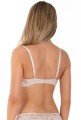 Biustonosz Lauma Lace Love push-up beżowy
