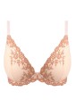 Biustonosz Wacoal Embrace Lace Plunge Angel Wing/rose Dust beż