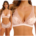 Biustonosz Wacoal Embrace Lace soft Angel Wing/rose Dust beż