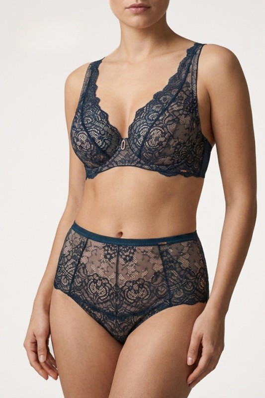 Majtki Alles MAREA figi wysoki stan zielone