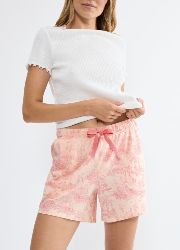 Triumph Mix & Match  SHORTS 01 różowe kwiaty