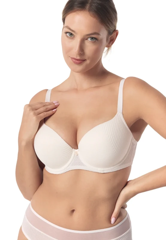 Biustonosz Mefemi NANCY BP34 Push- Up biały