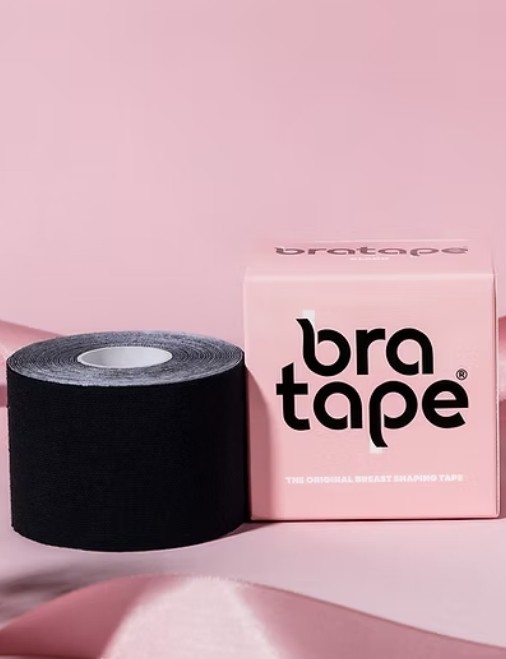 Taśma do modelowania biustu BRATAPE czarna standard 5 cm