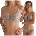 Lemax Mystery Plunge biustonosz 2529-87/09 Nat.Beż/B.Jeans