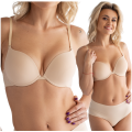Biustonosz LEMAX Skin Oil Push up beż 2757-57