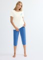 Piżama Triumph Sets PK CAPRI X 03 niebieska
