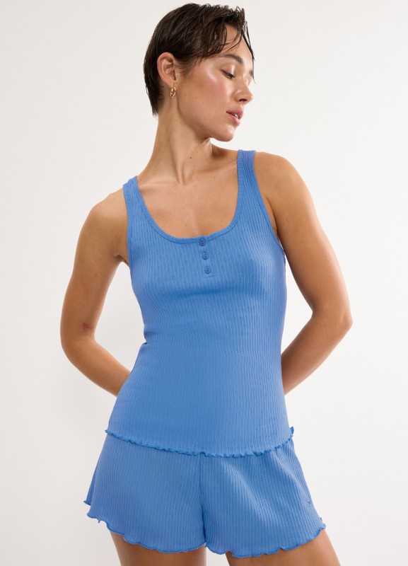Triumph Mix & Match TOP NSL POINTELLE niebieski