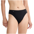 Majtki Sloggi 24/7 Lace Cotton Tai x3 czarne