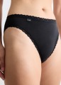Majtki Sloggi 24/7 Lace Cotton Tai x3 czarne