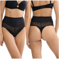 Stringi Triumph COMFORT CONTOUR highwaist czarne