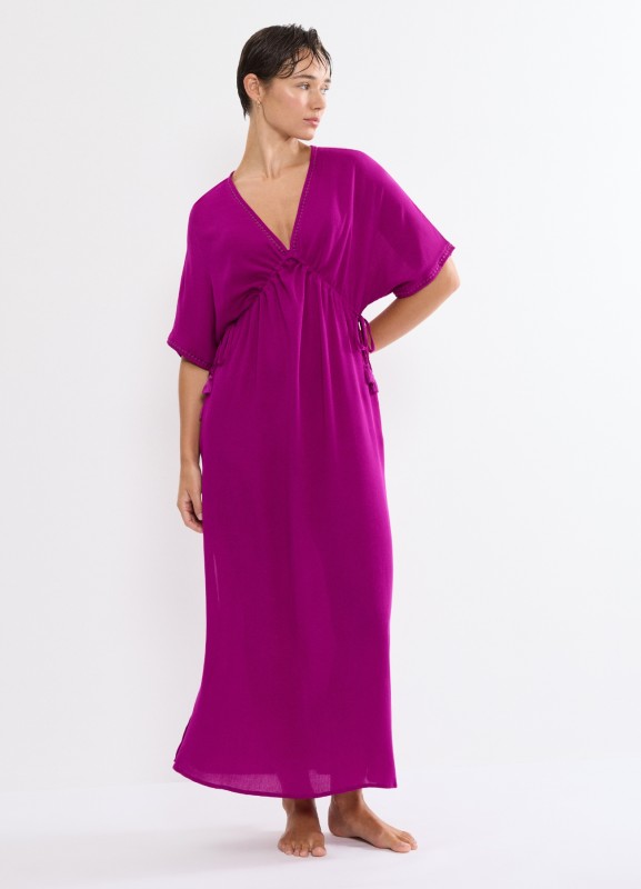 Sukienka Triumph Beach MyWearKaftan Maxi Dress fuksja