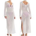 Sukienka Triumph Beach MyWear Crochet Long Dress LSL biała