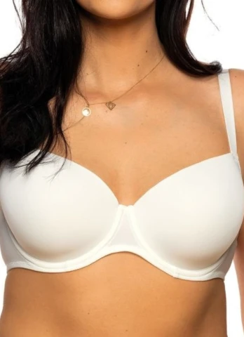 Biustonosz Viania Einzel T-Shirt bra kremowy