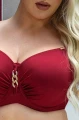 Biustonosz kąpielowy KRISLINE CURACAO Bordeaux