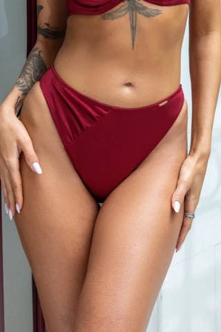 Majtki kąpielowe CURACAO Bordeaux Briefs