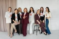Koszulka Bra story Be your own best friend biała z nadrukiem