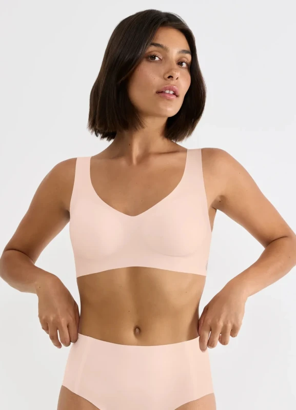 Top Sloggi ZERO Feel 2.0 Bralette Pink puff