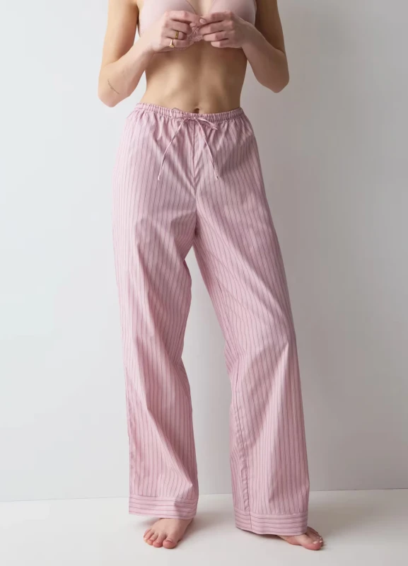 Triumph Mix&Match Trousers Poplin różowe paski