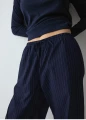 Triumph Mix&Match Trousers Poplin granatowe paski