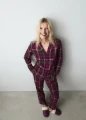 Piżama Triumph Boyfriend PW 01 X Checks M006/R9