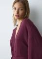 Szlafrok TriumpH Amourette Robe bordo