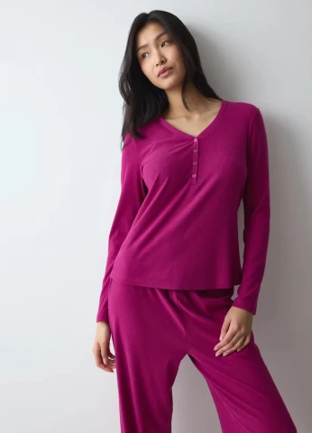 Longsleeve Triumph Mix&MatchLSL Top Soft fuksja