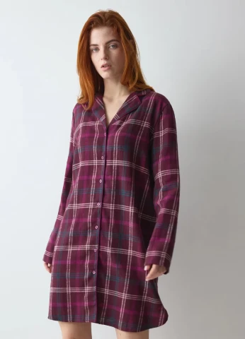 Koszula nocna Triumph Boyfriend NDW 01 X Checks M006/R9
