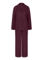 Piżama Triumph Amourette Jacquard PW bordowa