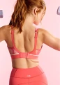 Biustonosz Panache BOUNDLESS 7341E Non Wired Spotrs Bra Pink Abstract