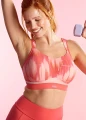 Biustonosz Panache BOUNDLESS 7341E Non Wired Spotrs Bra Pink Abstract