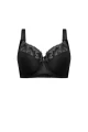 Biustonosz KrisLine NEL SOFT FULL CUP czarny